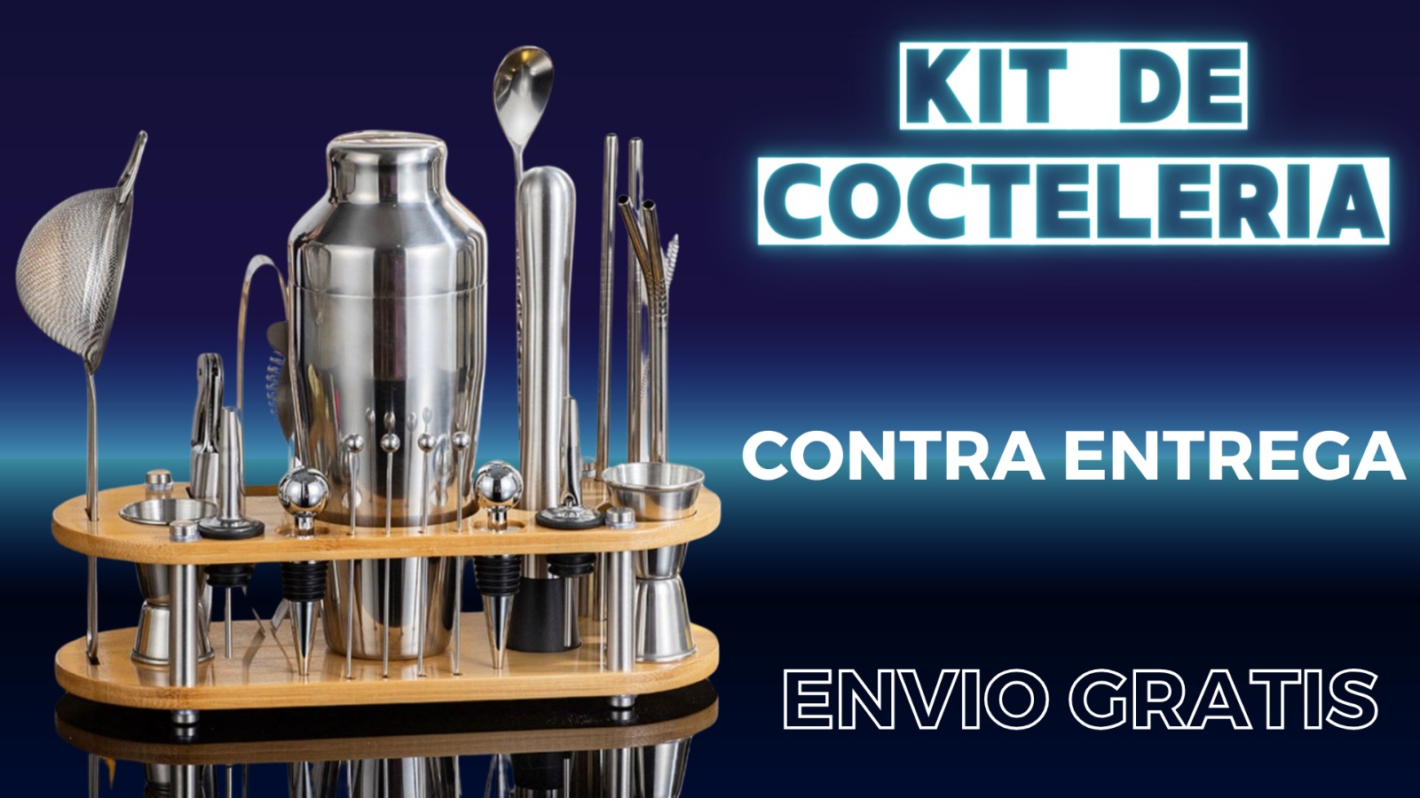 Miniatura 4 de KIT COCTELERA 23 PIEZAS GANADOR TOP 🍹